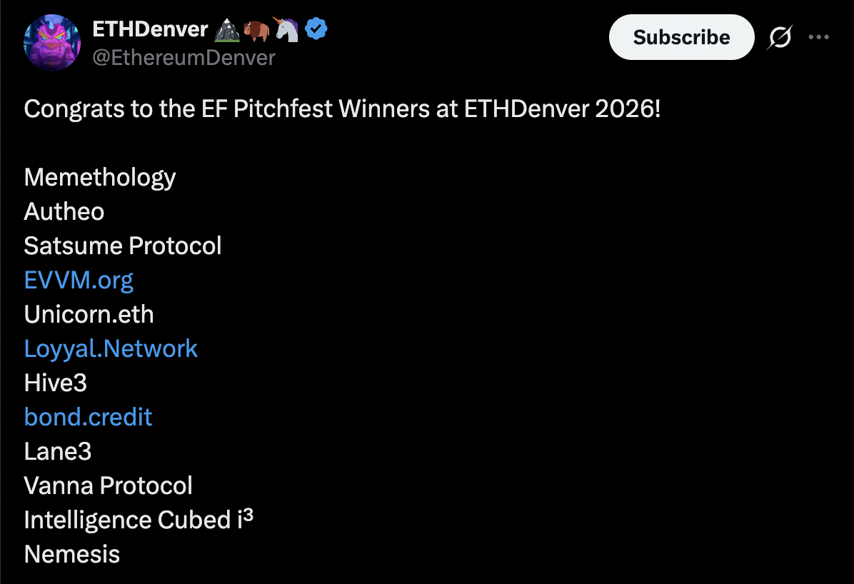 ETHDenver Winner